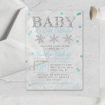 Baby It's Cold Outside Boys Winter Baby Shower Acrylic Invitations<br><div class="desc">Celebrate in style with these cute and very trendy baby shower acrylic invitations. The design is easy to personalise with your own wording and your family and friends will be thrilled when they receive these fabulous party invites. Matching items can be found in the collection.</div>