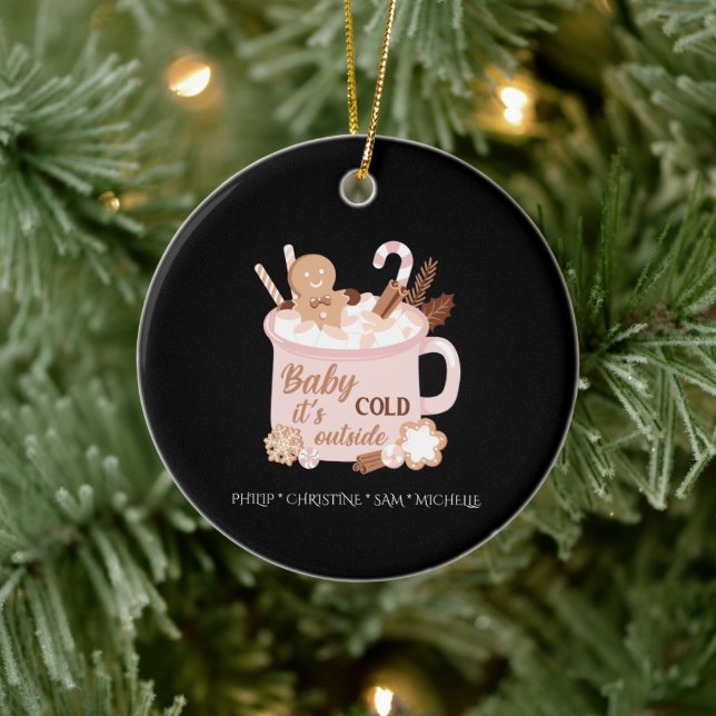 Baby It's Cold Outside Ceramic Tree Decoration (Tree)