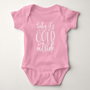 Baby It's Cold Outside Christmas Bodysuit