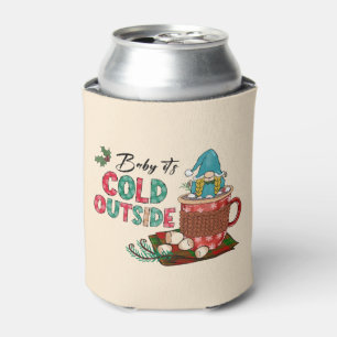 Baby It's Cold Outside   Christmas Gnome Can Cooler