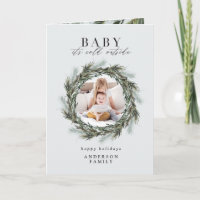 Baby its cold outside Christmas photo