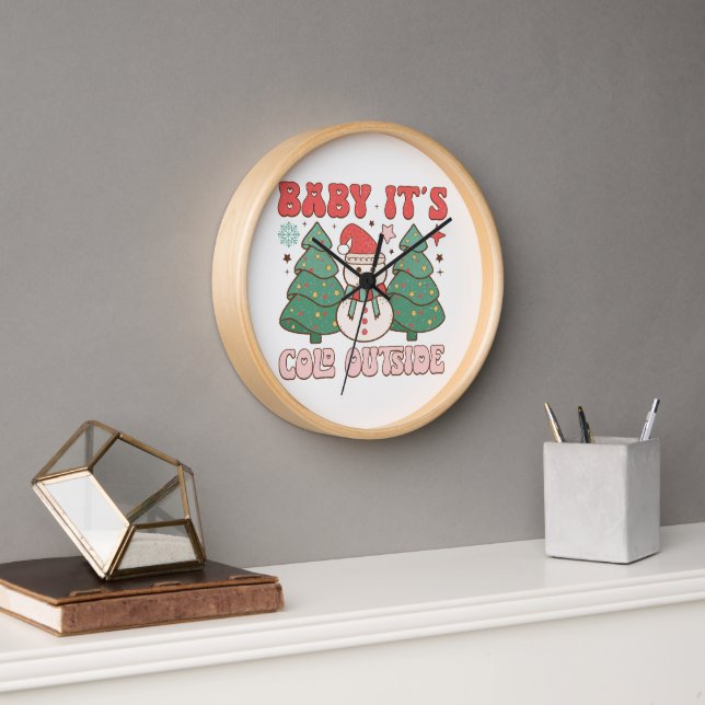 Baby it's cold outside clock (Office)