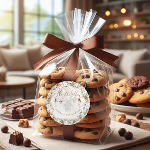 Baby Its Cold Outside Clothest Line Baby Shower Classic Round Sticker