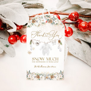 Baby Its Cold Outside Clothest Line Baby Shower Gift Tags