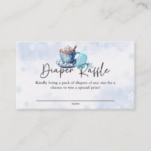 Baby It's Cold Outside Diaper Raffle Winter Enclosure Card