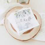 Baby its cold outside eucalyptus baby shower napkin<br><div class="desc">Baby its cold outside eucalyptus baby shower Napkins
Matching items available.</div>