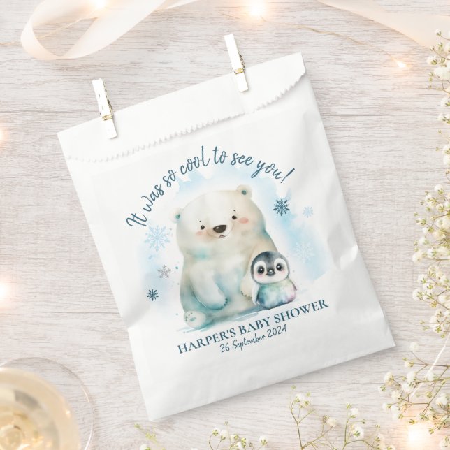 Baby It's Cold Outside Favour Bags (Clipped)