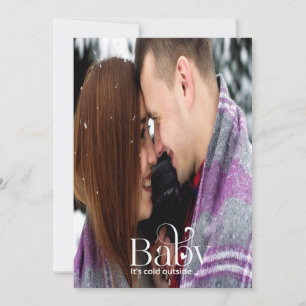 Baby It's Cold Outside Flat Holiday Card