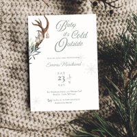 Baby it's cold outside Frosty Winter baby shower