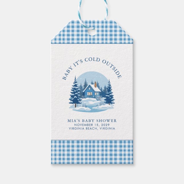 Baby It's Cold Outside Gift Tag  (Front)