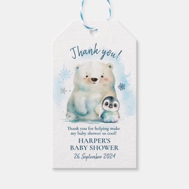 Baby It's Cold Outside Gift Tags (Front)