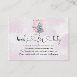 Baby It's Cold Outside Girl Winter Baby Shower Enclosure Card