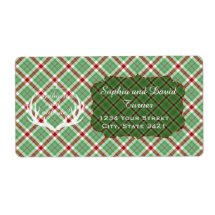 Baby it's Cold Outside Green Plaid Holiday