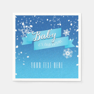 Baby it's Cold Outside Holiday Christmas Napkins