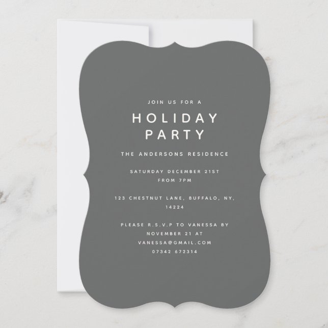 Baby its cold outside holiday party invitation. save the date (Front)
