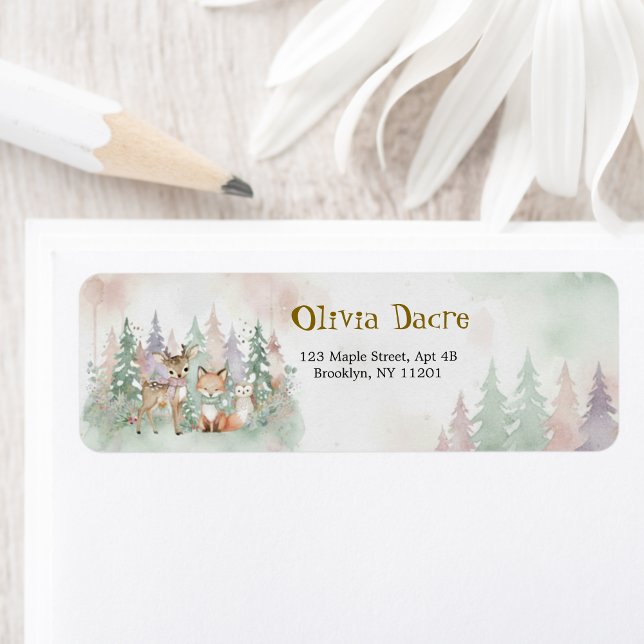 Baby It's Cold Outside Modern Winter Woodland  (Creator Uploaded)