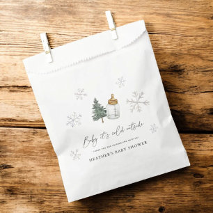 Baby It's Cold Outside Mountain Winter Baby Shower Favour Bags