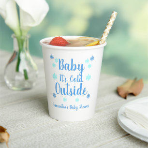 Baby It's Cold Outside Paper Cups