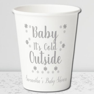 Baby It's Cold Outside Paper Cups