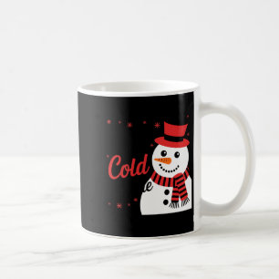 Baby It's Cold Outside Retro Christmas Long Sleeve Coffee Mug