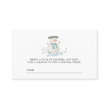 Baby It's Cold Outside Shower Diaper Raffle Ticket