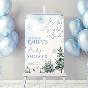 Baby It's Cold Outside Sign, Baby Shower Poster