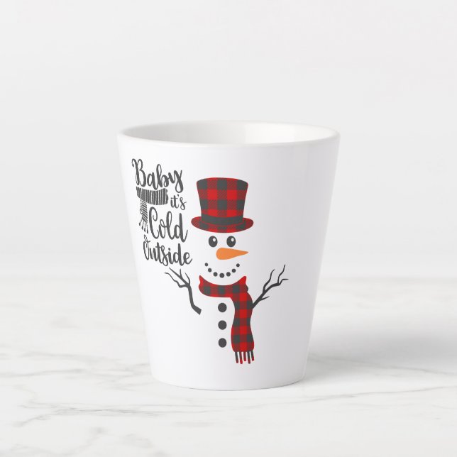 Baby Its Cold Outside Snowman Mug (Front)