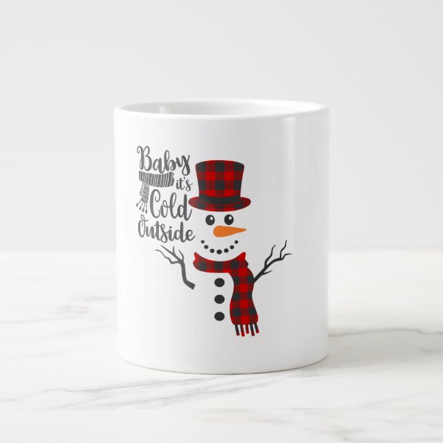 Baby Its Cold Outside Snowman Mug (Front)