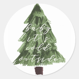Baby Its Cold Outside Sticker 