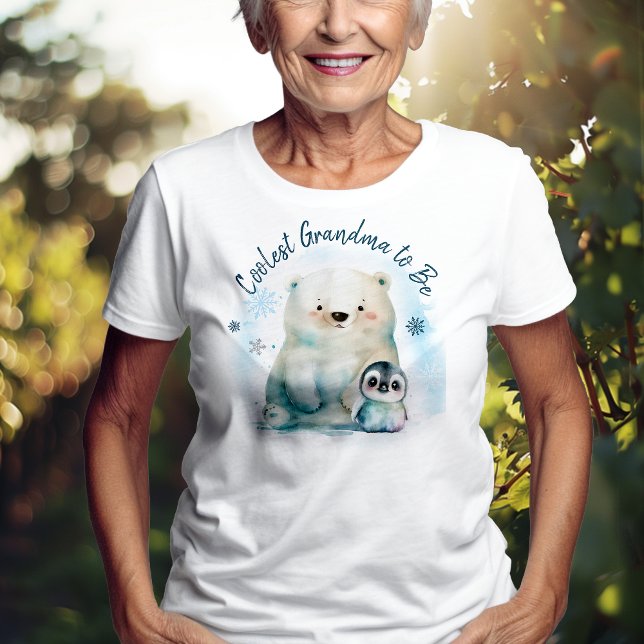 Baby It's Cold Outside  T-Shirt (Chill Vibes Ahead! Get ready to turn up the coolness at our winter baby shower! )