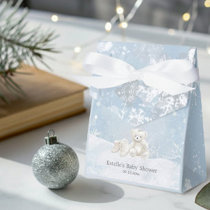 Baby, It's Cold Outside Teddy Bear Winter Gift Favour Box
