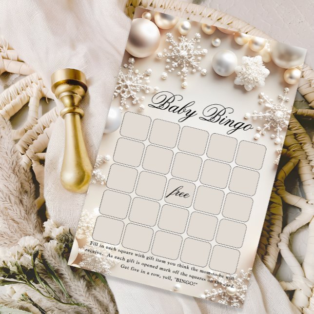 Baby Its Cold Outside Winter Baby Bingo Game (Creator Uploaded)