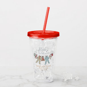 Baby Its Cold Outside Winter Baby Shower Acrylic Tumbler