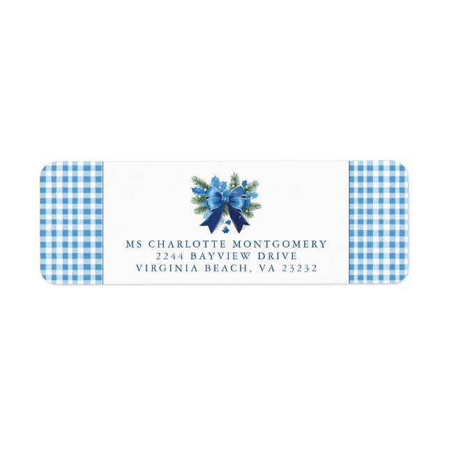 Baby It's Cold Outside Winter Baby Shower Address  (Front)