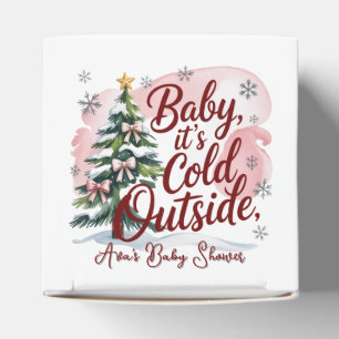 Baby, It's Cold Outside Winter Baby Shower  Favour Box