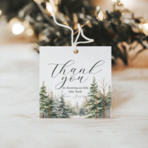 Baby Its Cold Outside Winter Baby Shower Favour Tags