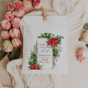 Baby Its Cold Outside Winter Baby Shower Gift Favour Bags