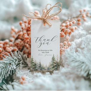 Baby Its Cold Outside Winter Baby Shower Gift Tags