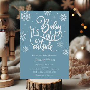 Baby it's Cold Outside Winter Baby Shower Invitation
