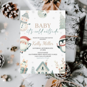 Baby Its Cold Outside Winter Baby Shower Invitation