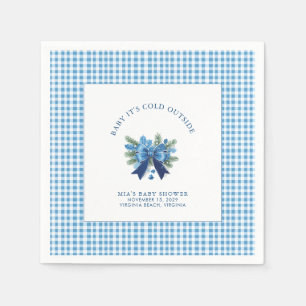 Baby It's Cold Outside Winter Baby Shower  Napkin