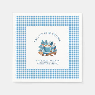 Baby It's Cold Outside Winter Baby Shower Napkin