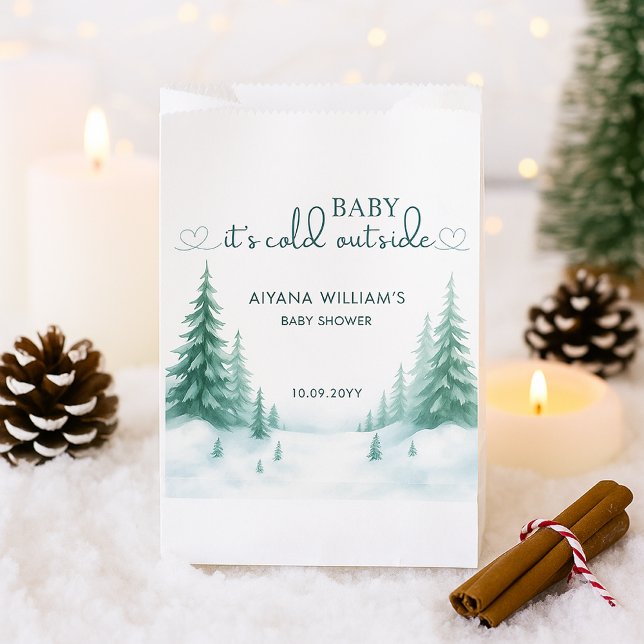 Baby Its Cold Outside Winter Baby Shower Party  Favour Bags (Creator Uploaded)
