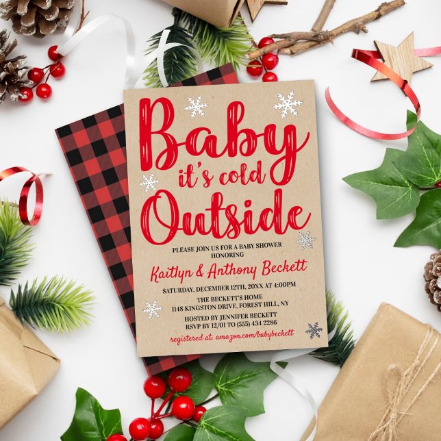 Baby It's Cold Outside Winter Baby Shower Real (Creator Uploaded)