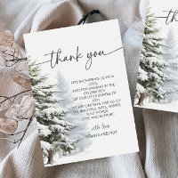 Baby Its Cold Outside Winter Baby Shower Thank You