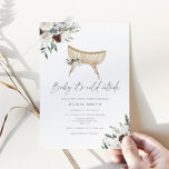 Baby it's cold outside winter boho baby shower invitation<br><div class="desc">Baby it's cold outside boho baby shower invitation. Winter Nursery cot Gender Neutral Baby Shower Invitation.
Matching items available.</div>