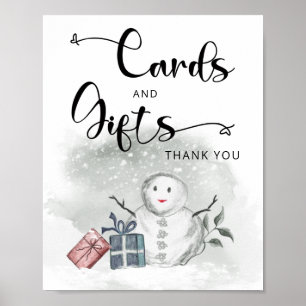 Baby it's cold outside winter cards and gifts  poster