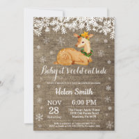 Baby its Cold Outside Winter Deer Baby Shower