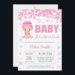 Baby its Cold Outside Winter Pink Girl Baby Shower Invitation<br><div class="desc">Baby its Cold Outside Winter Pink Girl Baby Shower Snowflake Invitation. Baby its cold outside Baby Shower invitation. Pink Snowflake. Girl Baby Shower Invitation. Winter Holiday Baby Shower Invite. White Background. For further customisation,  please click the "Customise it" button and use our design tool to modify this template.</div>