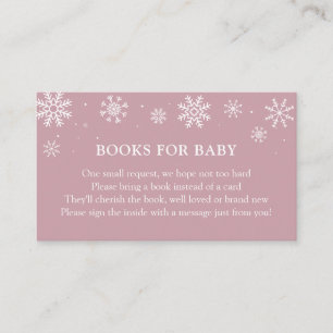 Baby It's Cold Outside Winter Shower Book for Baby Enclosure Card